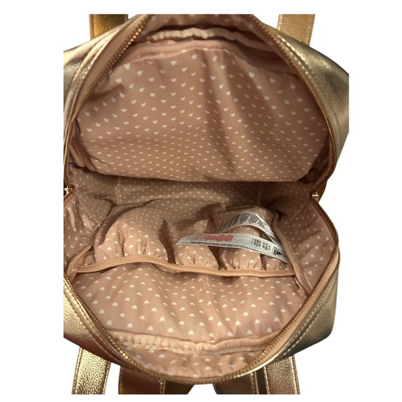 NWOT Mickey Mouse Icon Flair Rose Gold Backpack - Picture 9 of 11